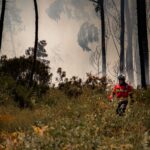 Niebla despide a la UME tras controlar un incendio de 40.000 hectáreas en Huelva