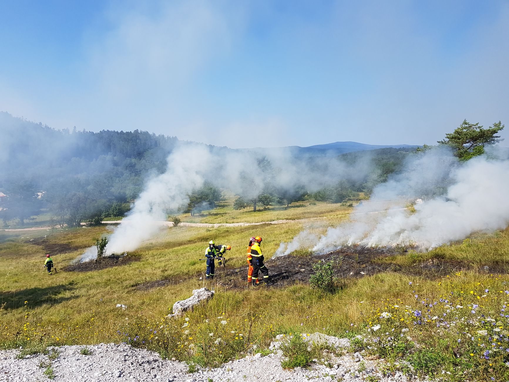 Controlado el incendio de La Mierla (Guadalajara) tras arrasar 32.000 hectáreas