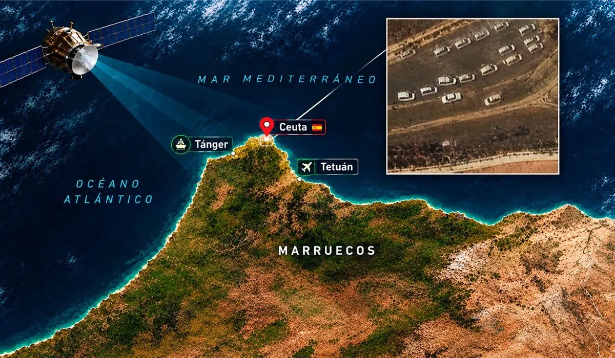 El Gobierno bloquea imágenes satelitales clave para investigar la invasión de Ceuta