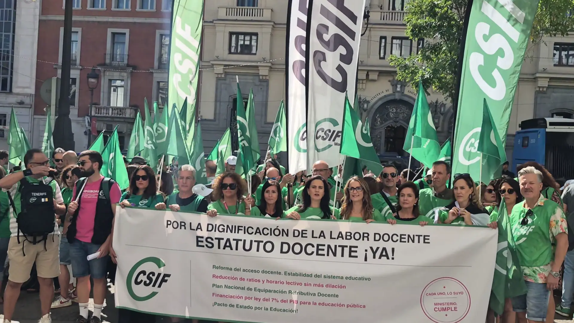 CIF exige un Pacto de Estado por la educación: 7% del PIB y fin a la interinidad
