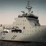 Navantia bota el Poseidón, el buque que rescatará a los S-80