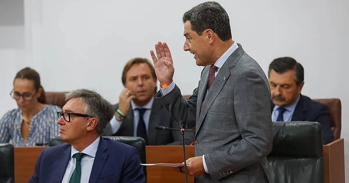 Juanma Moreno lidera el debate en Andalucía con condolencias y Maíllo regresa al Parlamento