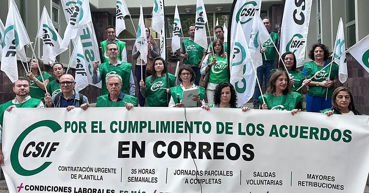 CIF paraliza Correos en Castilla-La Mancha por falta de personal y incumplimiento de acuerdos