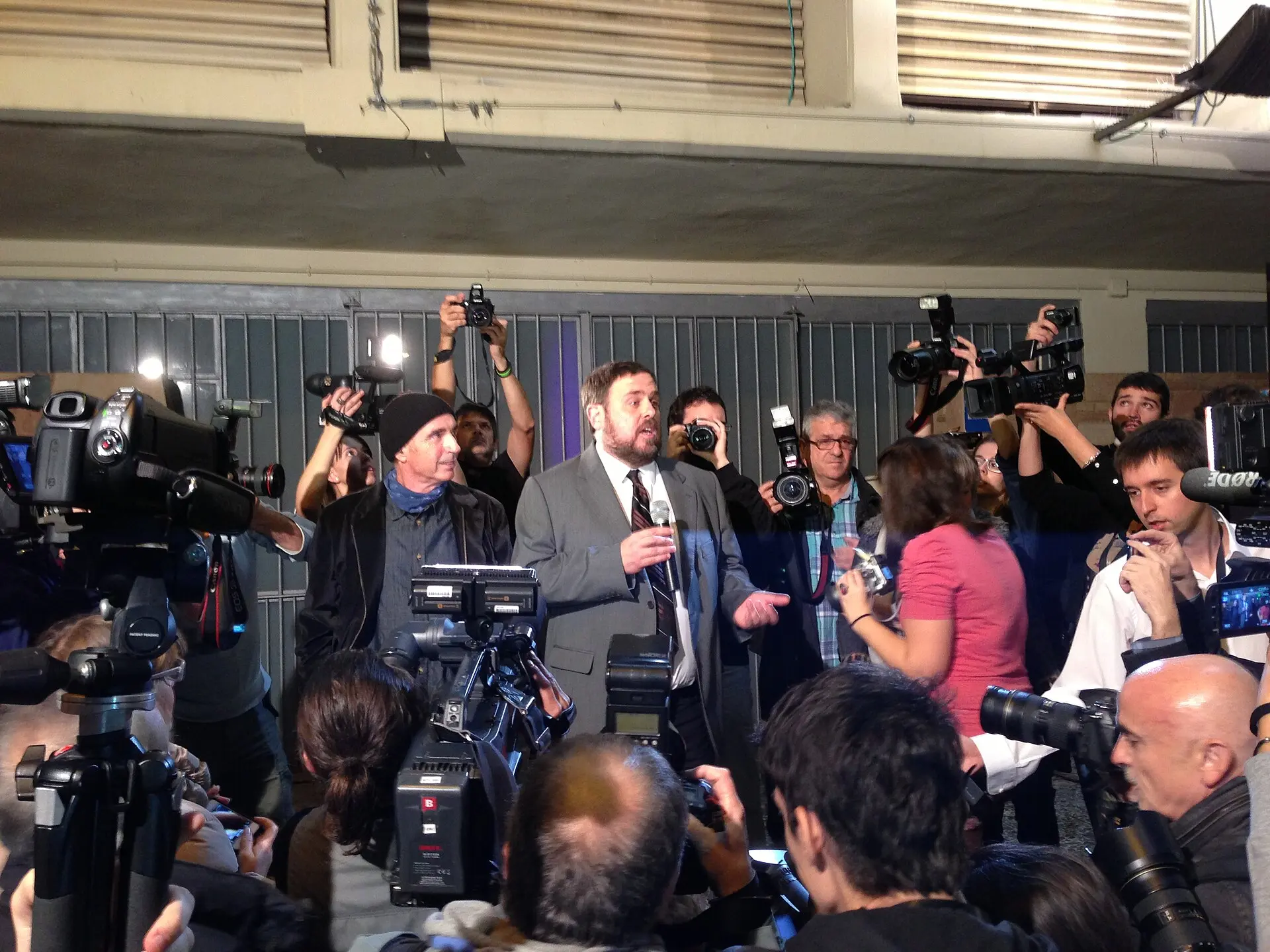 Junqueras lanza su campaña: "Votar a ERC es la única inversión segura"