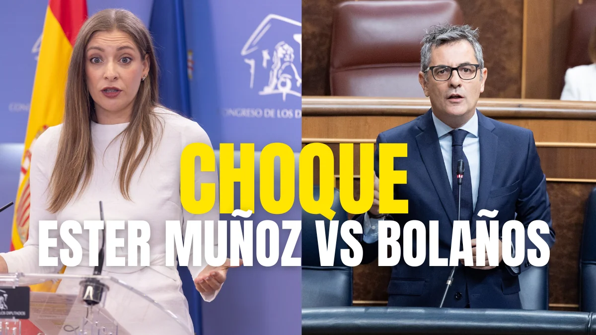 Ester Muñoz (PP) y Bolaños chocan en el Congreso por las amenazas del PSOE a la juez Viedma