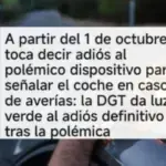 La DGT desmiente el fin de la baliza V16: sigue obligatoria en 2026