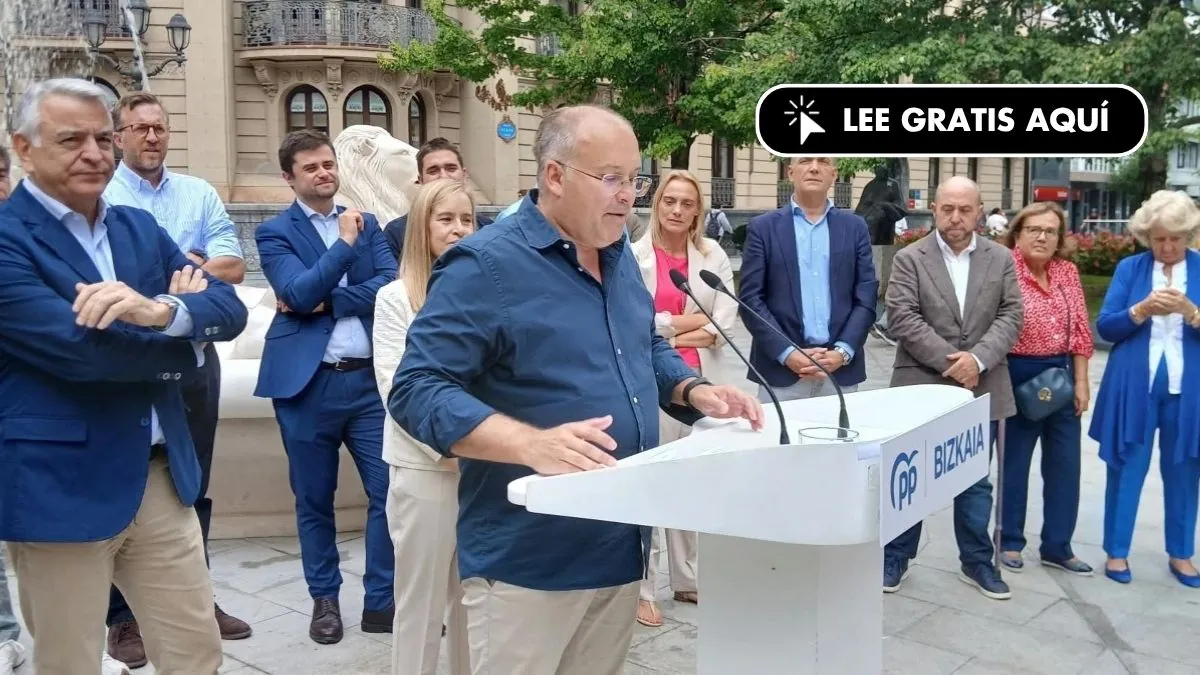 Tellado acusa al PNV de apoyar a Sánchez y negociar con Bildu
