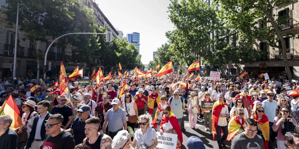 PP y Vox secundan marcha en Madrid para pedir elecciones ya y juzgar a Sánchez por Ceuta