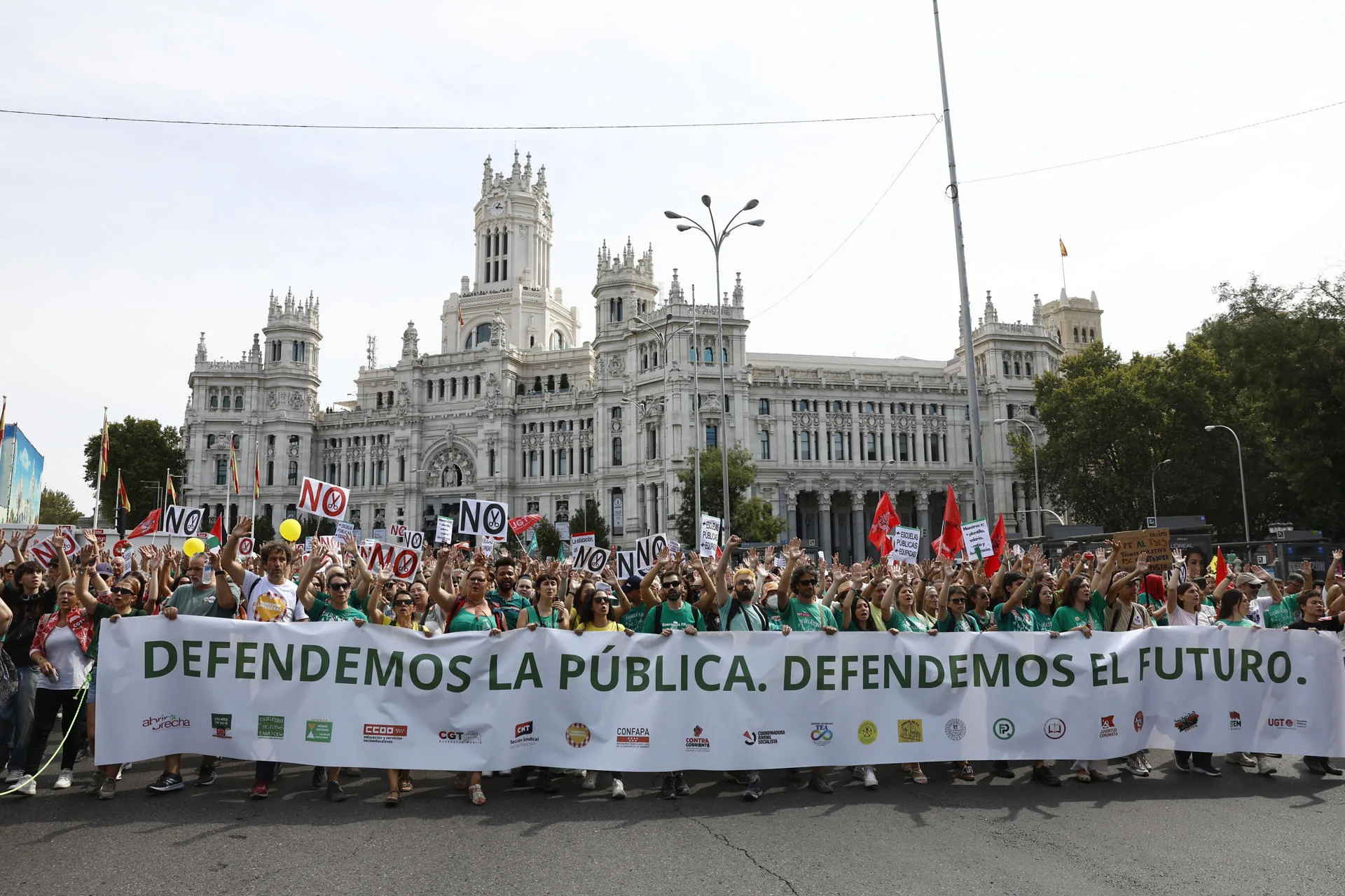 10.000 personas protestan en Madrid por recortes en educación