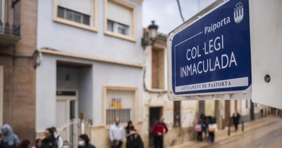 Valencia concluye las obras en 60 colegios dañados por la dana