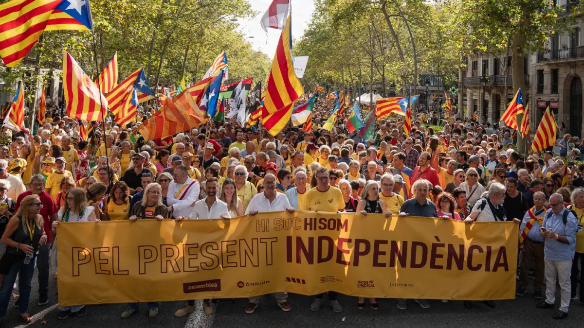 La Diada reúne a 58.000 personas y frena la caída de asistencia