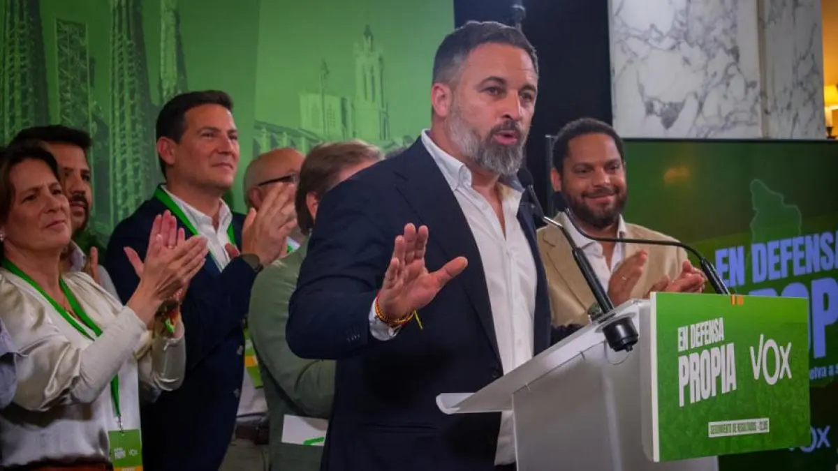 Vox regresa a Cataluña con Abascal para atacar a Sánchez y al PP: "O civilización o barbarie"