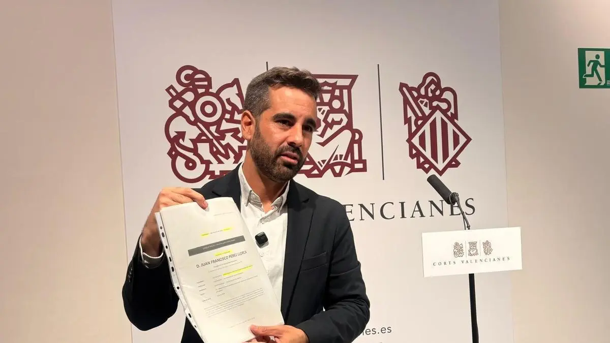 El PSPV lleva a la Fiscalía un dosier sobre el entorno de Pérez Llorca