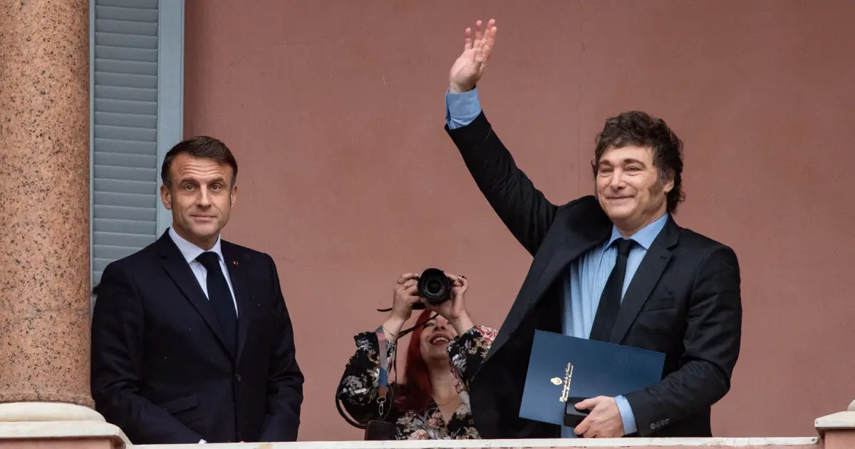 Macron se reúne con Milei para impulsar inversiones en minerales críticos