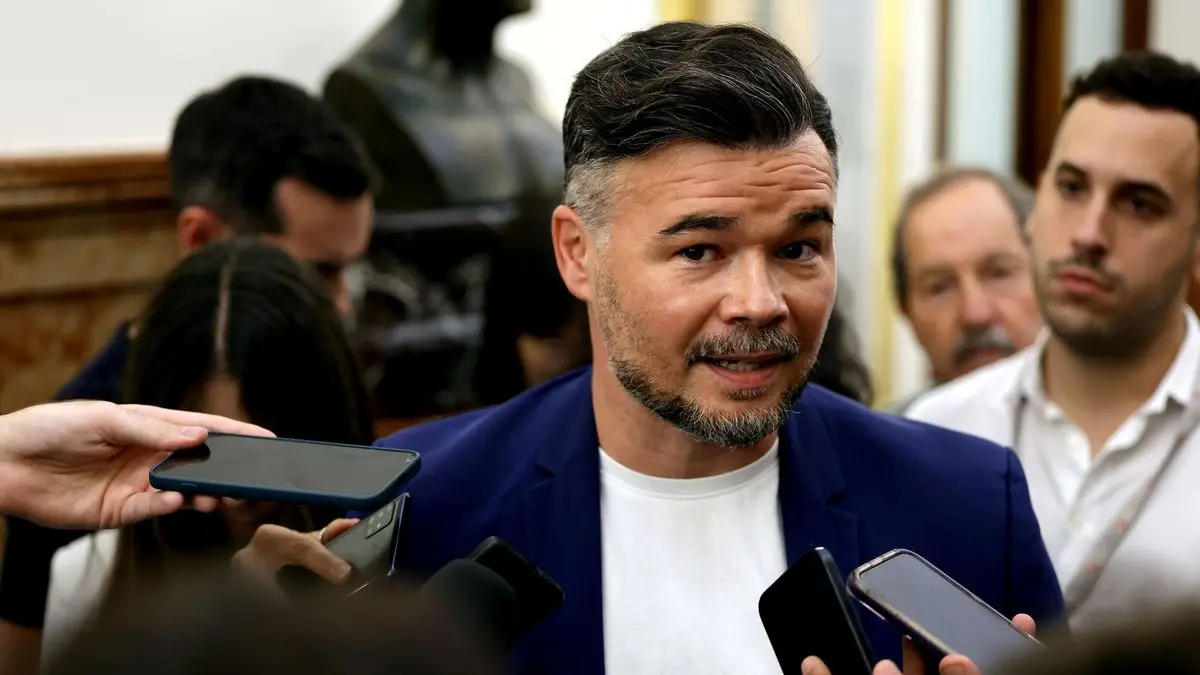 Rufián descarta liderar la unidad de la izquierda fuera de Cataluña
