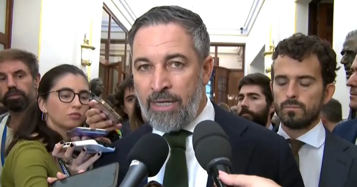 Santiago Abascal pide la convocatoria inmediata de elecciones generales