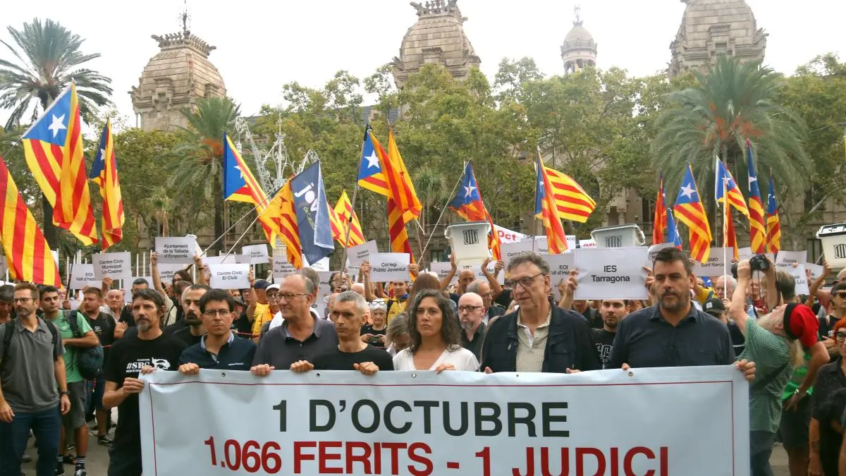 El independentismo reclama la amnistía íntegra en el noveno 1-O