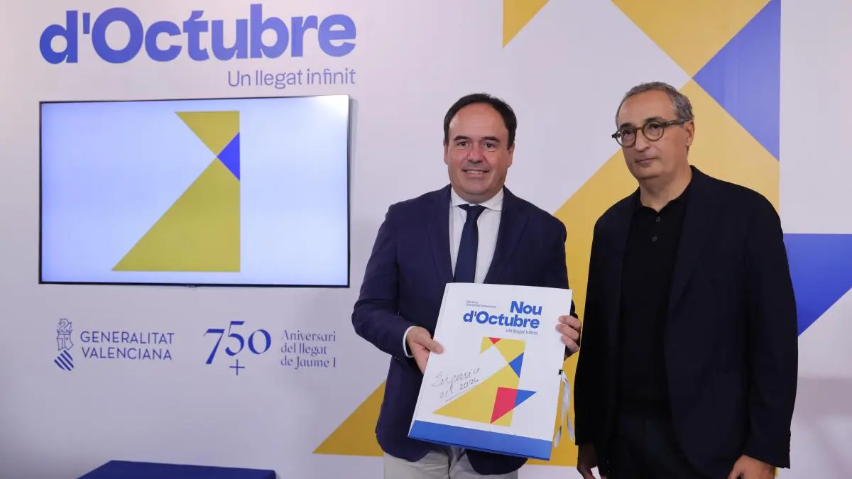 La Generalitat presenta la campaña del 9 d'Octubre por Jaume I