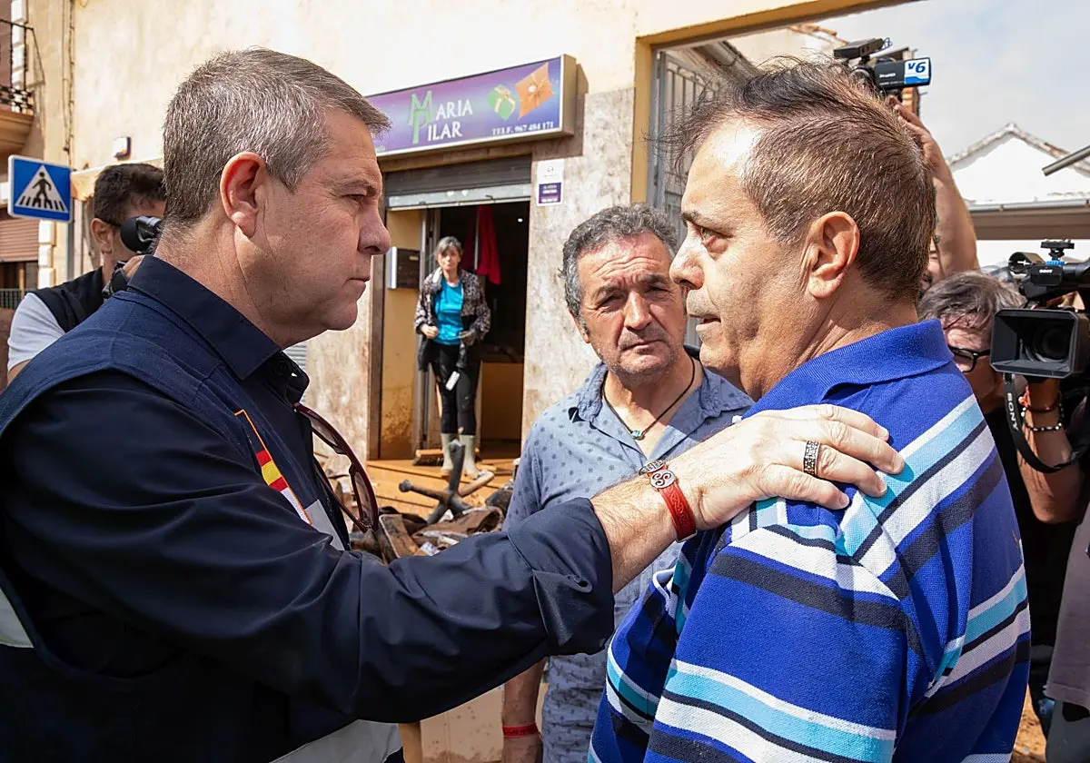 García-Page cuestiona las alertas de Aemet por la riada de Madrigueras